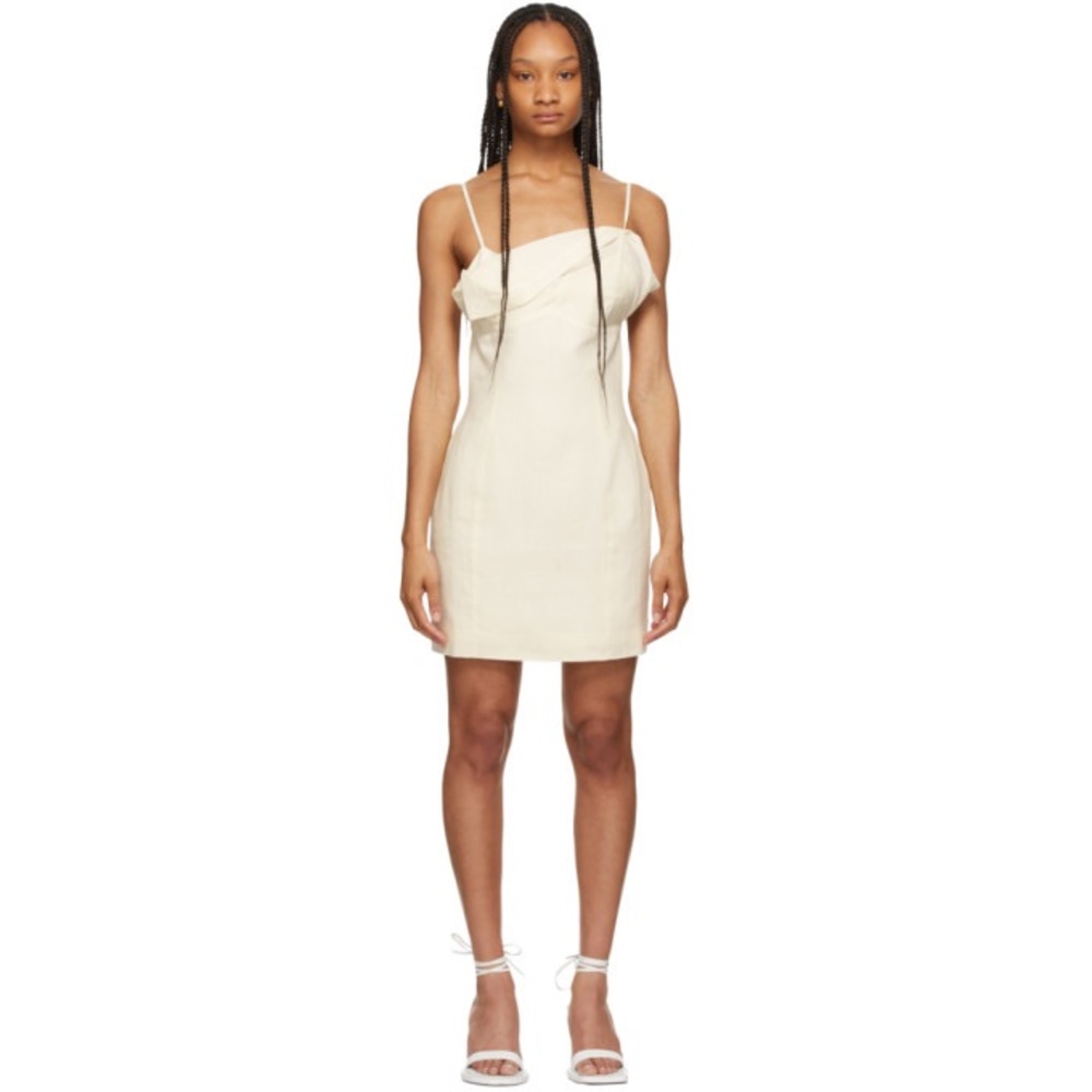 Jaquemus La robe drape linen mini dress SOLD OUT LWD